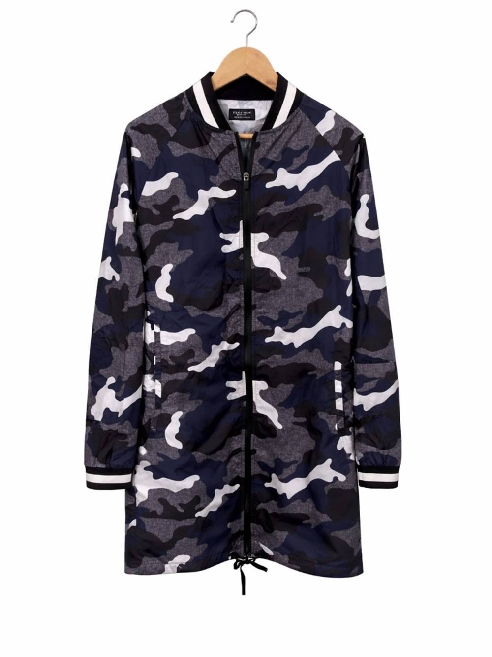 ZARA MAN Camouflage Windbreaker Rain Jacket Size M